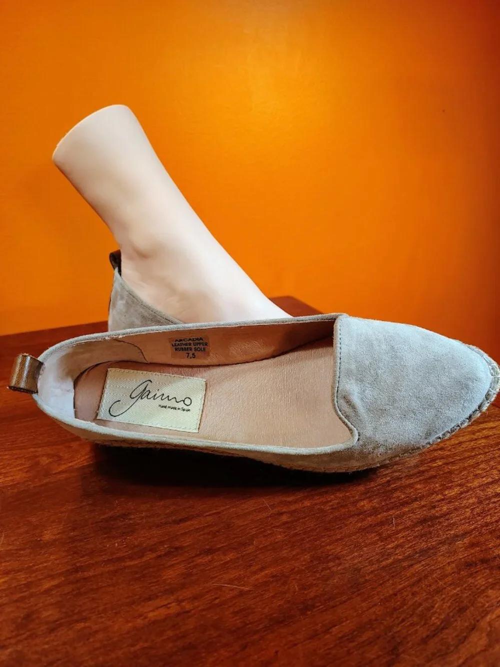 NWOT! ✨ Gaimo Arcadia Handmade Suede Espadrille Loafers